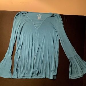 Blue Medium American Eagle Long Sleeve